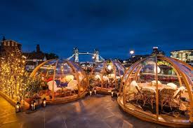 DINNER IN AN IGLOO GAZING THE STARS