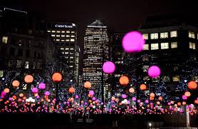 Winter Lights at Canary Wharf 2023