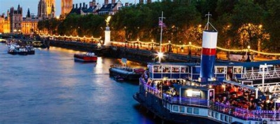 Travel and holiday Social on a Thames boat - Wednesday eve with Dee and Tina